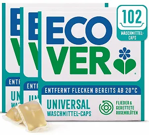 Капсули для прання Ecover 3 упаковки x 34 шт - Фото 1