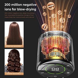 Фен Ion Hair Dryer, 110 000 об/мин, 200 миллионов отрицательных ионов, с 1 диффузором и 1 концентратором synthetic.ua - Фото 1