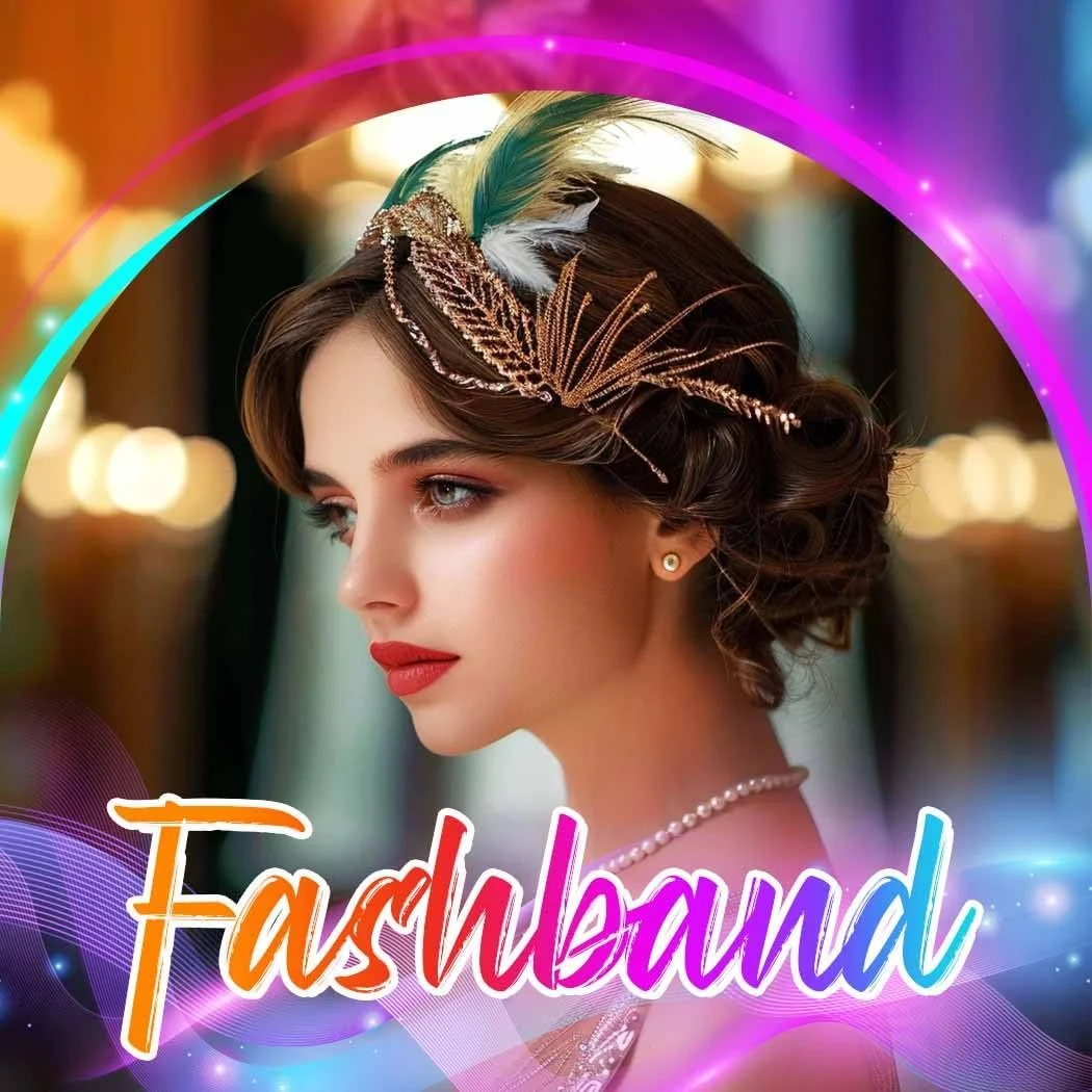 Обруч на голову з пір'ям, фото №2