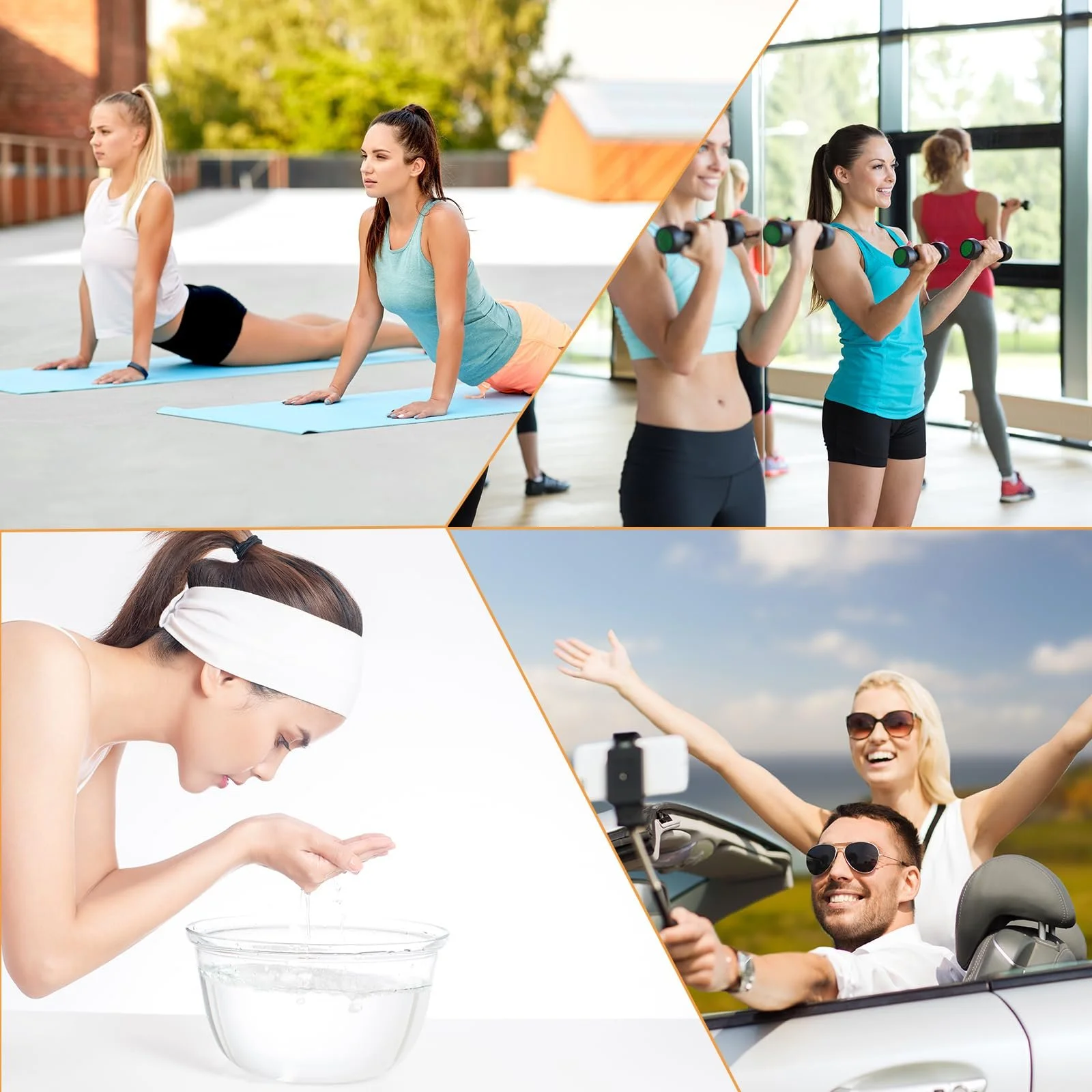 Набір з 3 жіночих пов'язок для волосся, фото №7 Набір з 3 жіночих пов'язок для волосся, фото №7