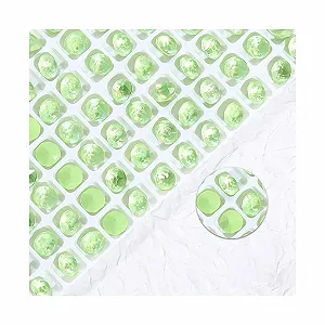 Стрази Скло 3D Блискітки Зелений, 84 шт - Фото 1