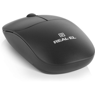 Мышка REAL-EL RM-313W Wireless Black (EL123200042), фото №5 Мышка REAL-EL RM-313W Wireless Black (EL123200042), фото №5