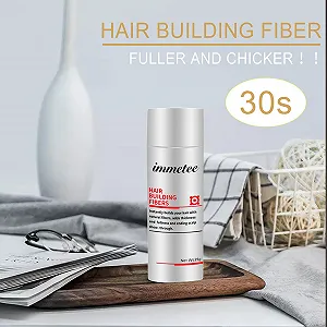 Волокна для волос Immetee Light Brown, для маскировки поредения волос у женщин и мужчин, 28 г, светло-коричневый synthetic.ua - Фото 1