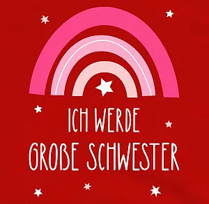 Світшот Shirtracer I Will Be Big Sister Райдуга synthetic.ua - Фото 1
