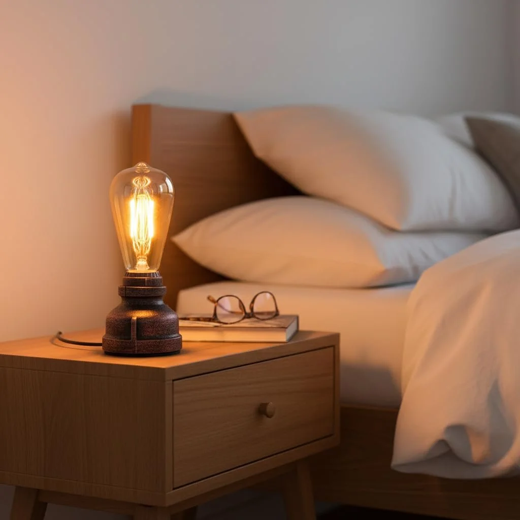 Настільна лампа DC Voltage Water Pipe Steam Punk Метал Латунь, фото №4