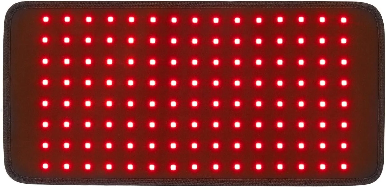 Терапевтичний килимок світлодіодний VEVOR BRL-1120 / 660нм+850нм / 120 LED / 15 Вт / Чорний, фото №1