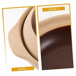 Каструля керамічна з кришкою термостійка антипригарна synthetic.ua - Фото 1