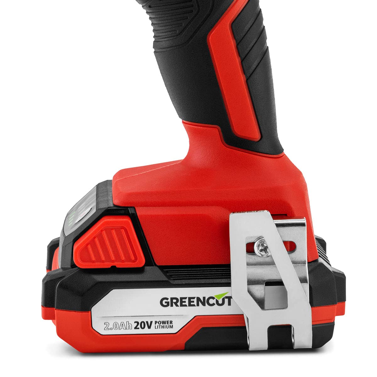 Ударний дриль GREENCUT ATD200L 20 В Літієва батарея 3500 об/хв 1/4 дюйма Червоний, фото №5