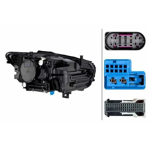 Фара головного света HELLA 1EX 015 558-511 для MERCEDES-BENZ левая, фото №2