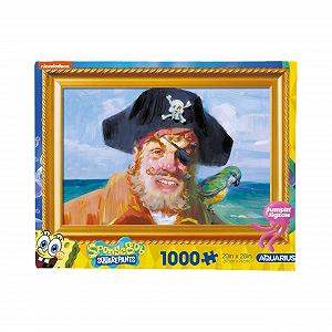 Пазл AQUARIUS SpongeBob SquarePants Painty The Pirate 1000 елементів антивідблисковий 55.9 x 71.1 см - Фото 1