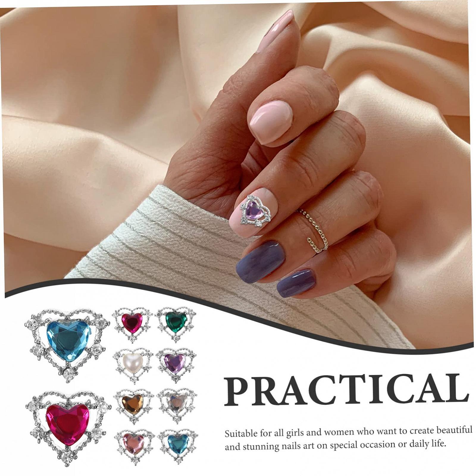 Стразы для ногтей FRCOLOR 20 шт. Блестящие украшения для маникюра для творческого дизайна ногтей Многофункциональные для ногтей, мобильных телефонов и поделок, фото №7