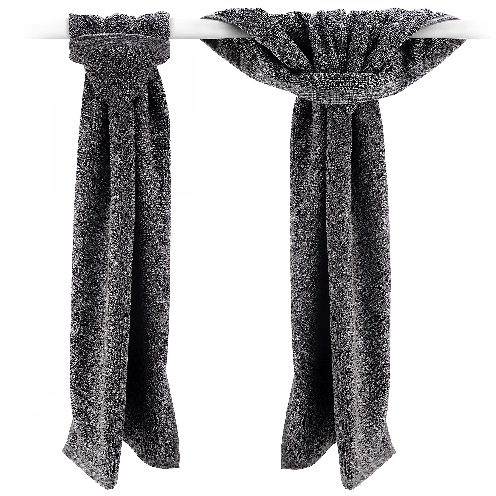 Кухонні рушники Grey Hanging Loop 100% Бавовна 27 x 16 дюймів Сірий, фото №1