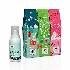 Лосьон для рук Leo & Lilo Organic Aloe Vera - Набор рождественской коллекции - Набор из 3 (3 x 50 мл) - Фото 1