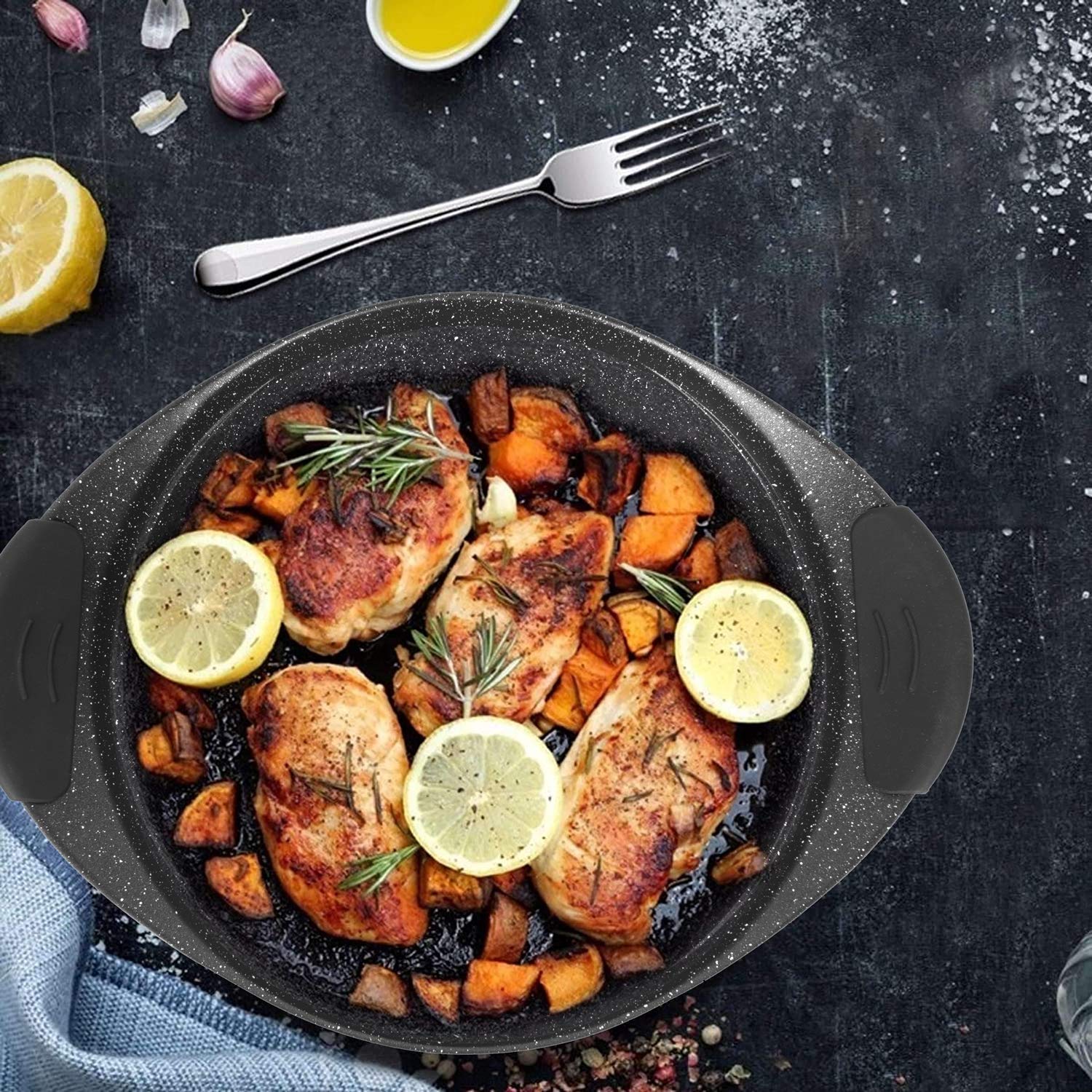 Набор кастрюль Fiora с антипригарным покрытием из литого алюминия, фото №5 Набор кастрюль Fiora с антипригарным покрытием из литого алюминия, фото №5