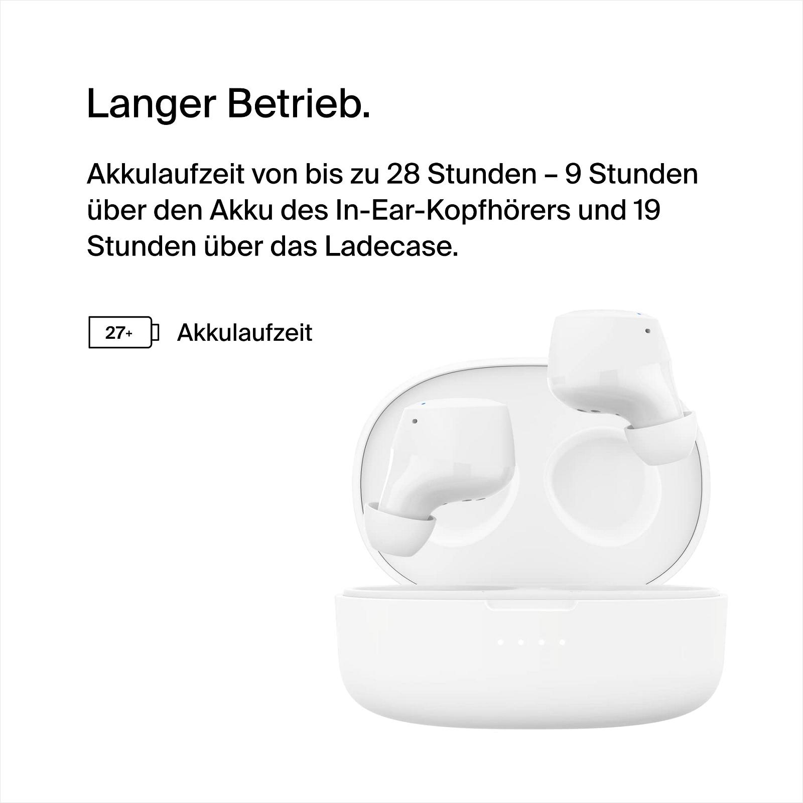 Навушники Belkin SoundForm Bolt True Wireless Внутрішньоканальні Бездротові З мікрофоном До 28 годин Автономна робота Чорний, фото №2