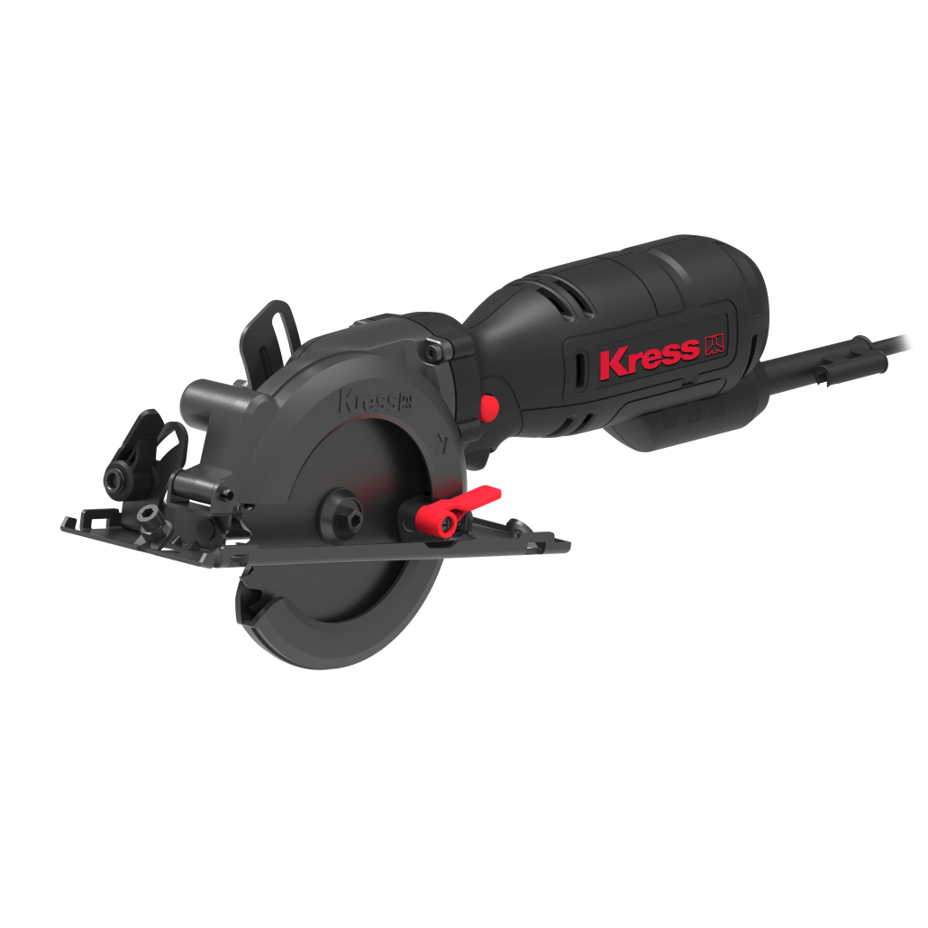 Циркулярна пила Kress KUV12P / 710W / Мережева / 3700 об/хв / 120 мм диск / Безщіткова / Чорна, фото №2