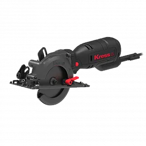 Циркулярная пила Kress KUV12P / 710W / Сетевая / 3700 об/мин / 120 мм диск / Бесщеточная / Черная synthetic.ua - Фото 1