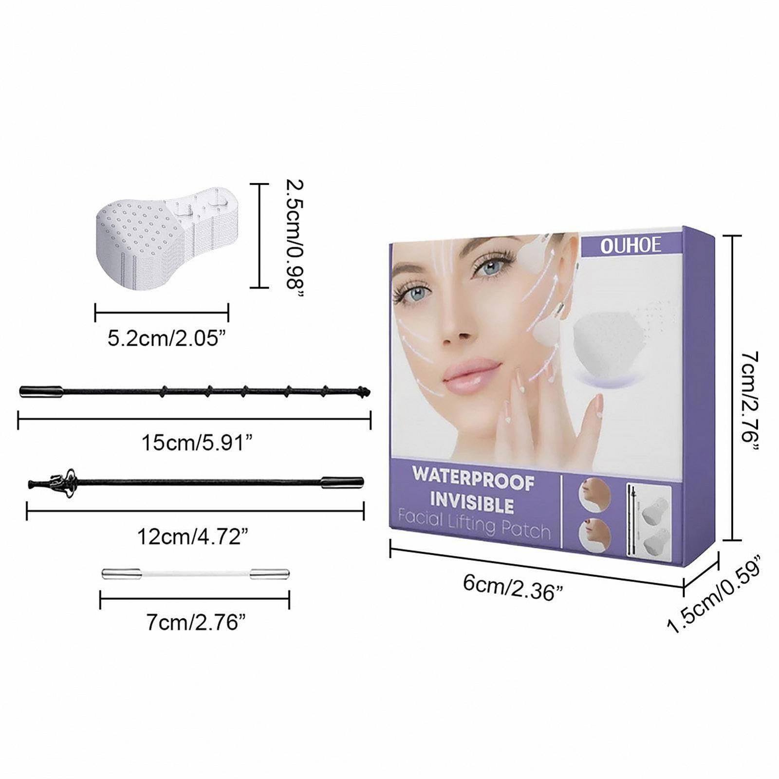 Лента для подтяжки лица Invisible Povanjer V-образная, фото №6