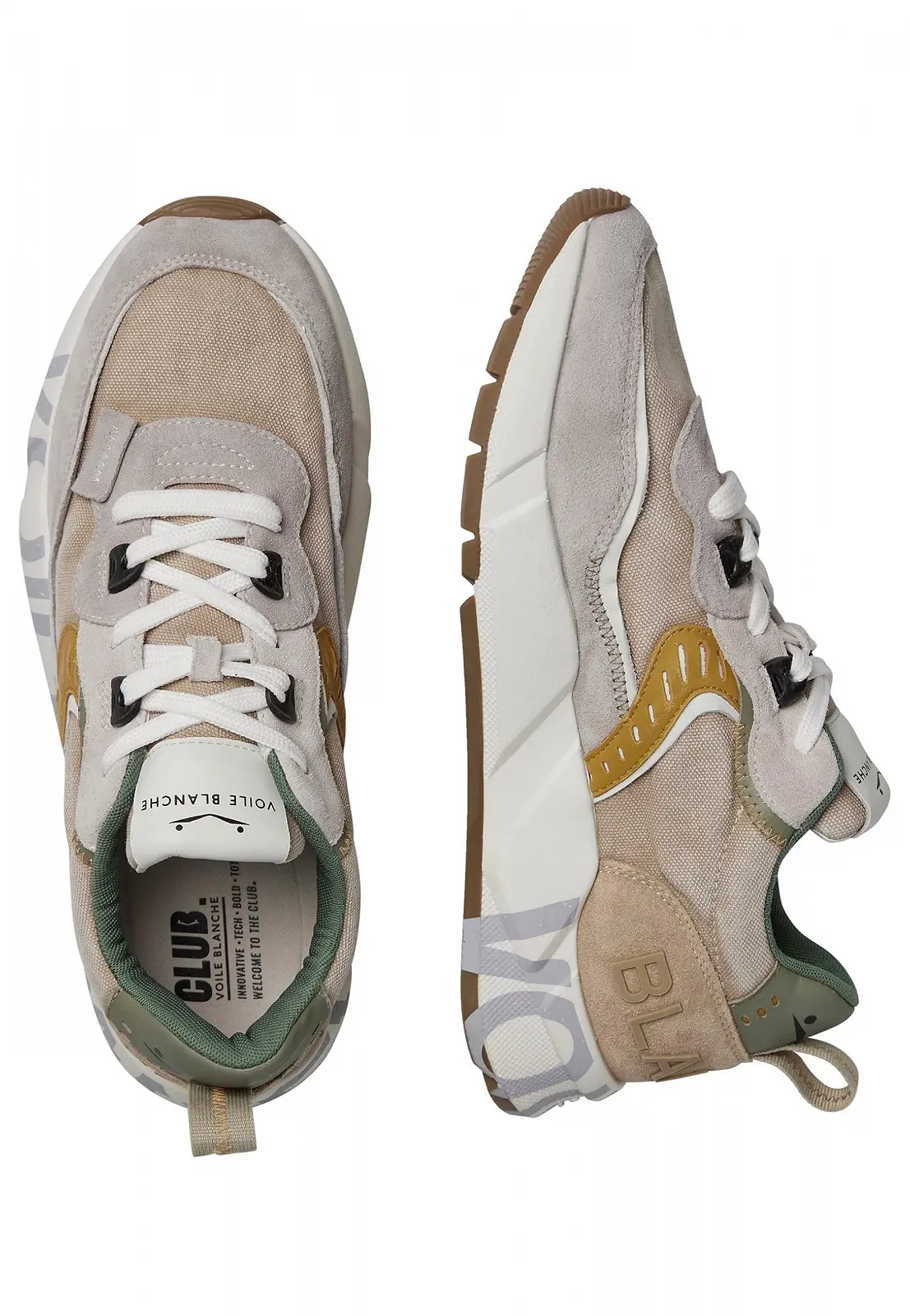 Кросівки VOILE BLANCHE Замша та Тканина, фото №2