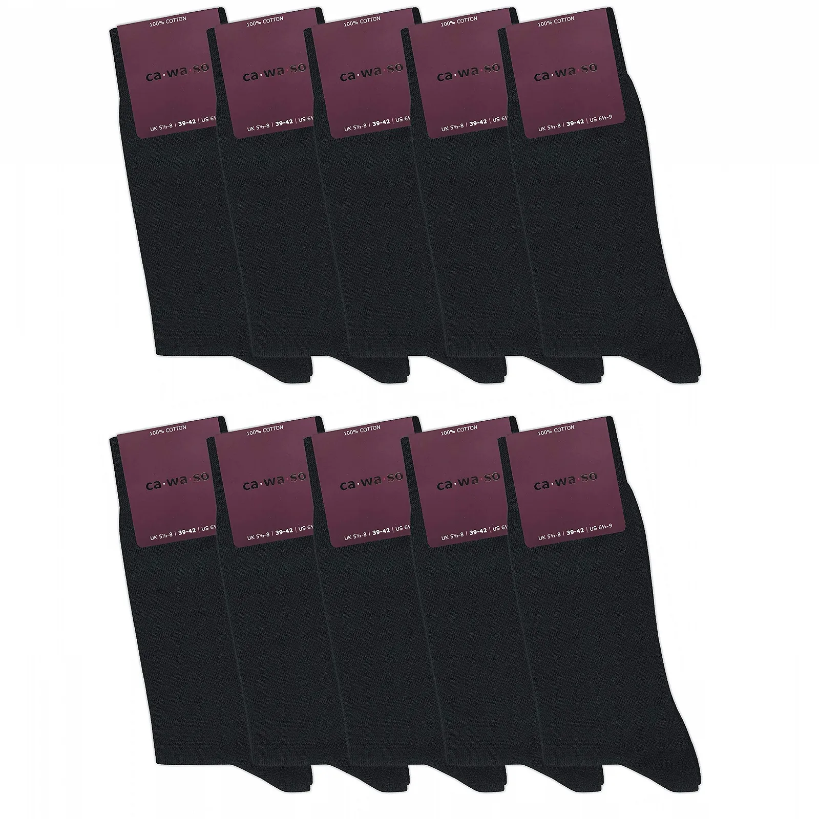 Жіночі шкарпетки 100% бавовна, Набір 10 пар, фото №1