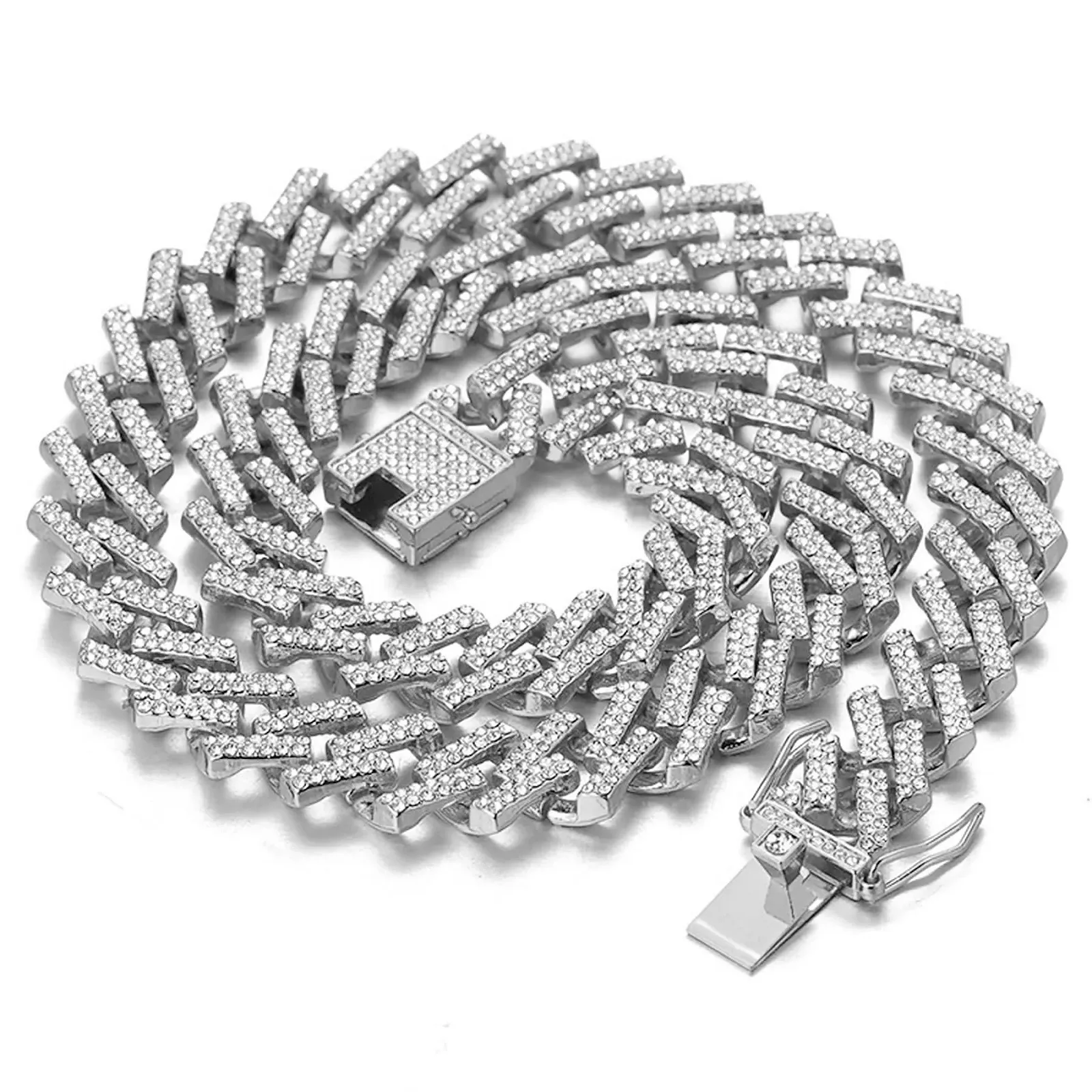 Кварцевые часы Halukakah Square Dial Diamond Gold, мужские, покрытые 18-каратным золотом / платиной, белое золото, браслет 24 см, фото №4