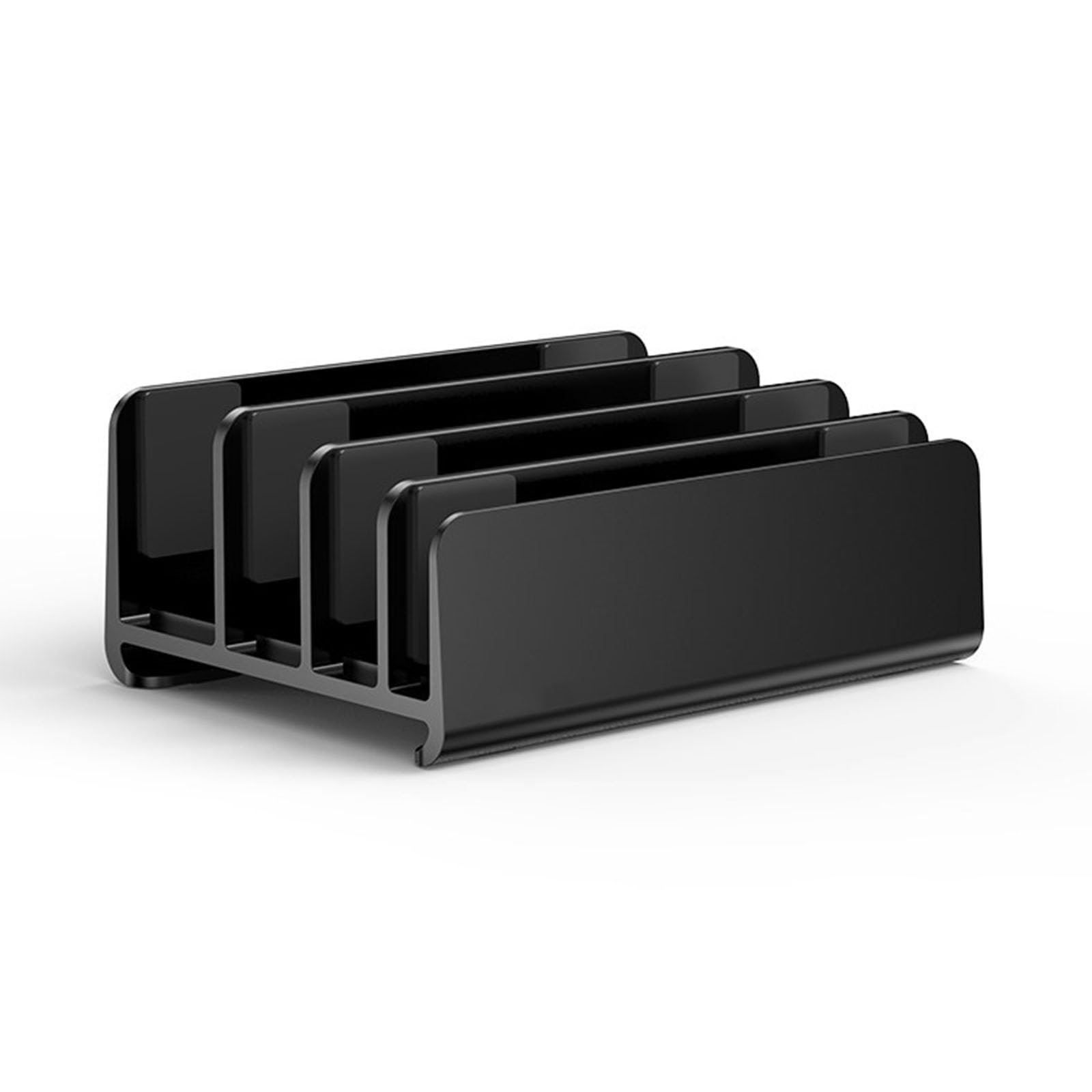 Вертикальная Подставка для ноутбука Алюминиевая регулируемая 4 слота, фото №7