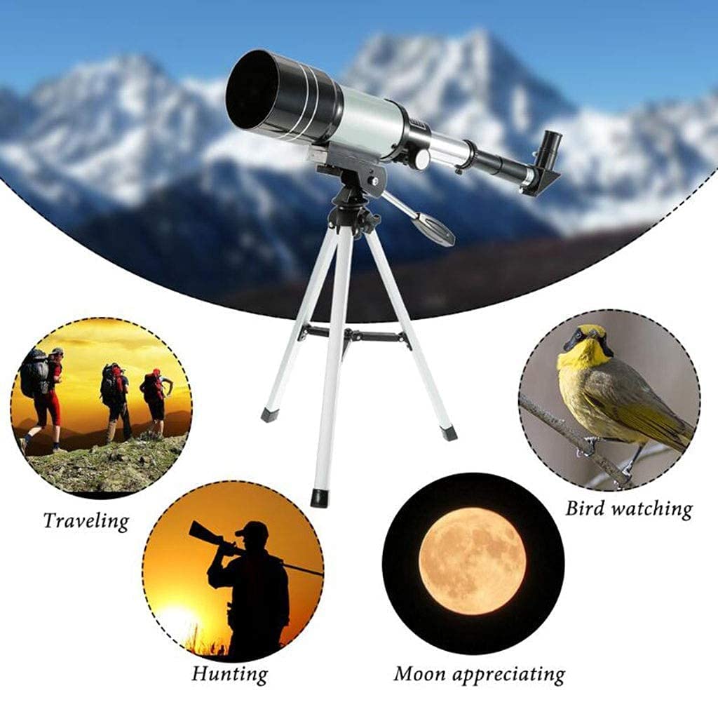 Телескоп Професійний Астрономічний F30070M 150X з портативним штативом, фото №4 Телескоп Професійний Астрономічний F30070M 150X з портативним штативом, фото №4