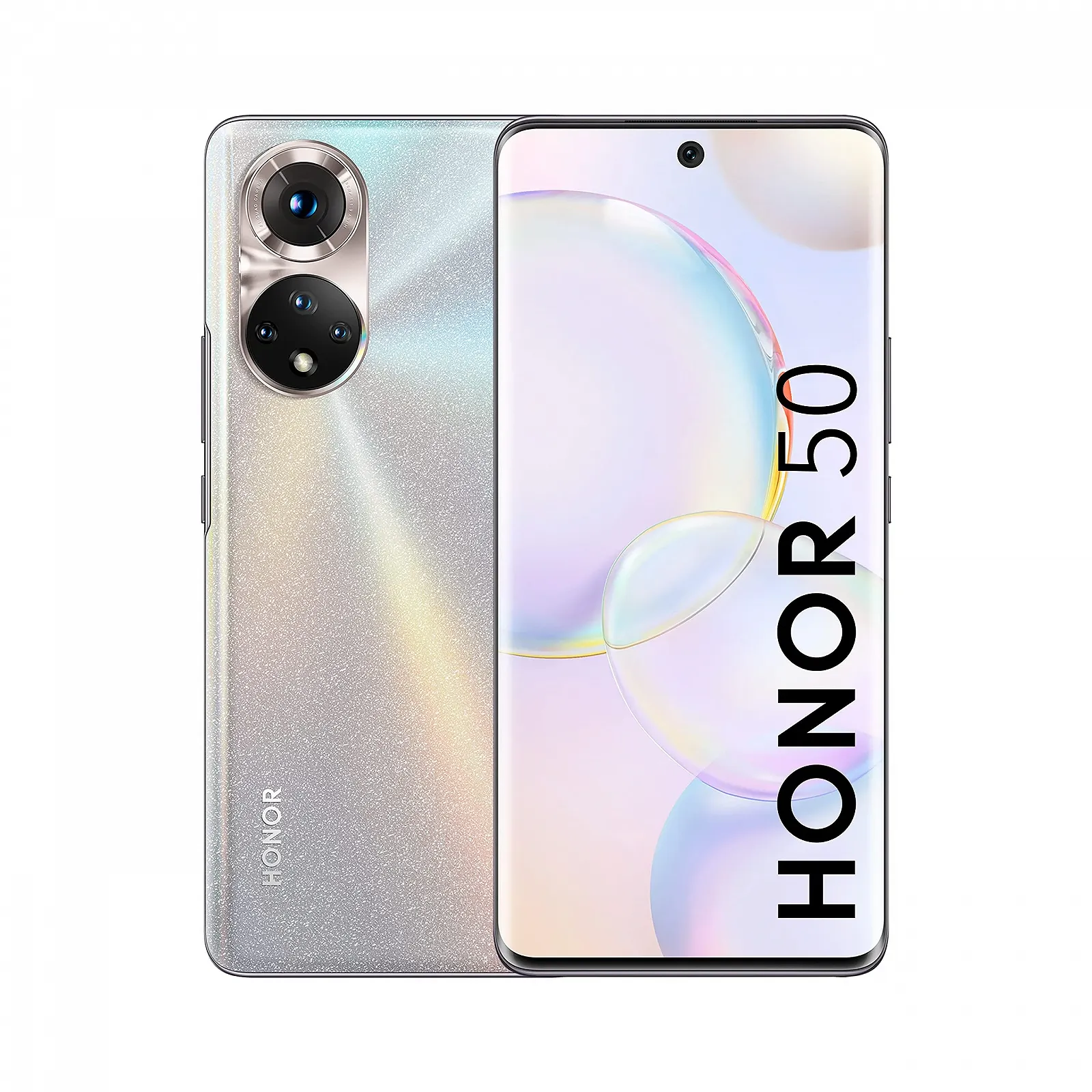 Смартфон HONOR 50 6.57 дюйма OLED, 108 MP, 8 + 256 GB, Android 11.0, Frost Crystal, фото №1
