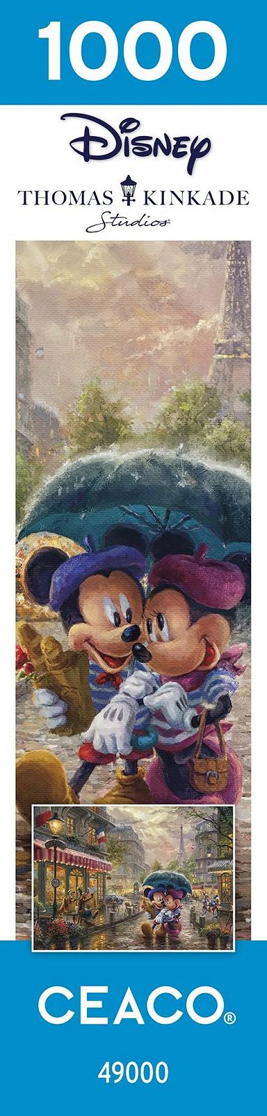 Пазл Ceaco Disney Thomas Kinkade Mickey & Minnie in Paris 1000 елементів, фото №8 Пазл Ceaco Disney Thomas Kinkade Mickey & Minnie in Paris 1000 елементів, фото №8