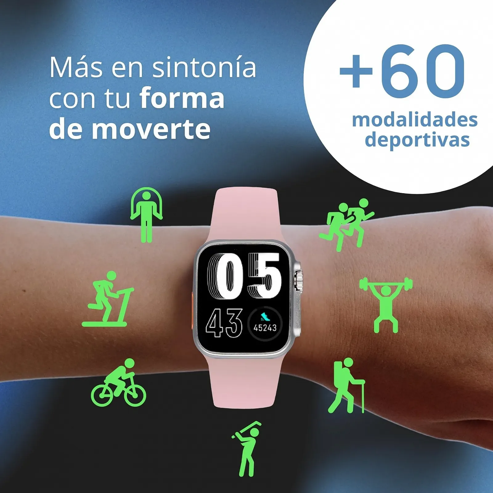 Смарт-годинник Radiant RAS11009 Jersey Силікон, фото №3