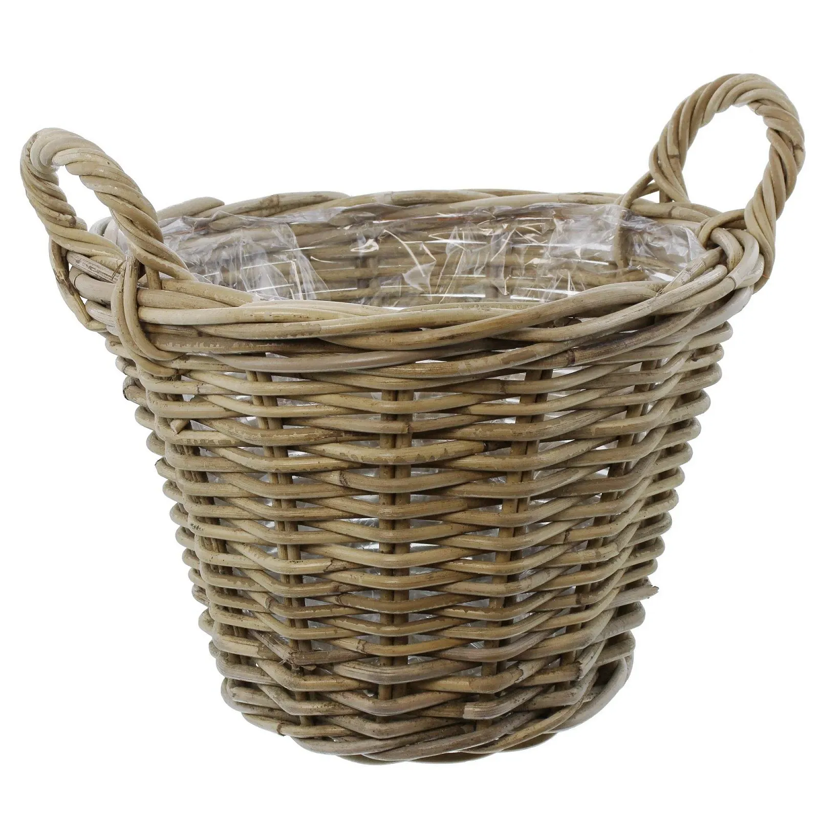 Корзина для растений Rattan 35 x 25 см Koboo-Grey, фото №1 Корзина для растений Rattan 35 x 25 см Koboo-Grey, фото №1