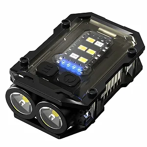 Маленький ліхтарик-брелок Перезаряджуваний маленький Водонепроникний кишеньковий світлодіодний для кемпінгу Пішого туризму Перезаряджувана ключова рампа - Фото 1