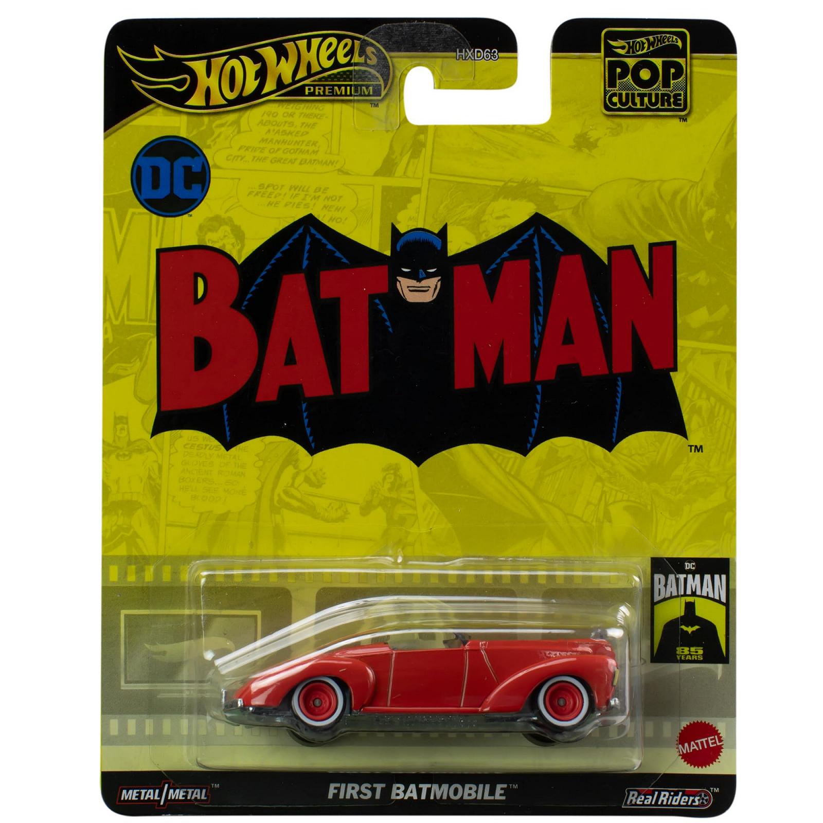 Машинка Hot Wheels Premium Pop Culture 1ST Batmobile DC Batman HVJ40, фото №1 Машинка Hot Wheels Premium Pop Culture 1ST Batmobile DC Batman HVJ40, фото №1