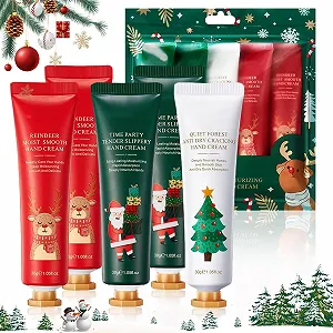 Набір кремів для рук 5 шт Різдвяний набір - Фото 1