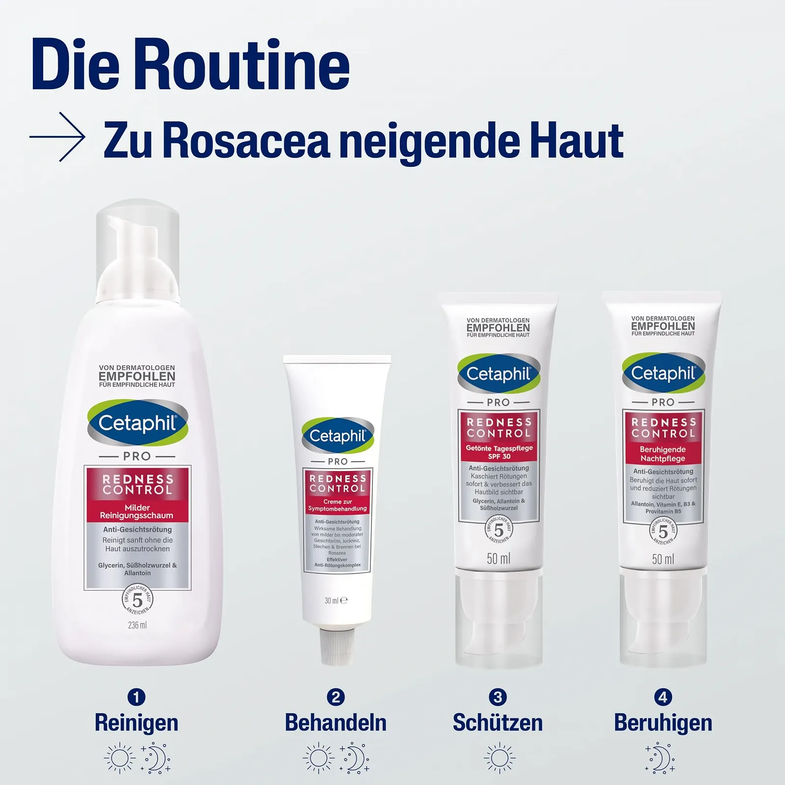 Денний крем для обличчя CETAPHIL Pro RednessControl Tinted Day Cream SPF 30 тонуючий зволожуючий 50 мл, фото №7 Денний крем для обличчя CETAPHIL Pro RednessControl Tinted Day Cream SPF 30 тонуючий зволожуючий 50 мл, фото №7