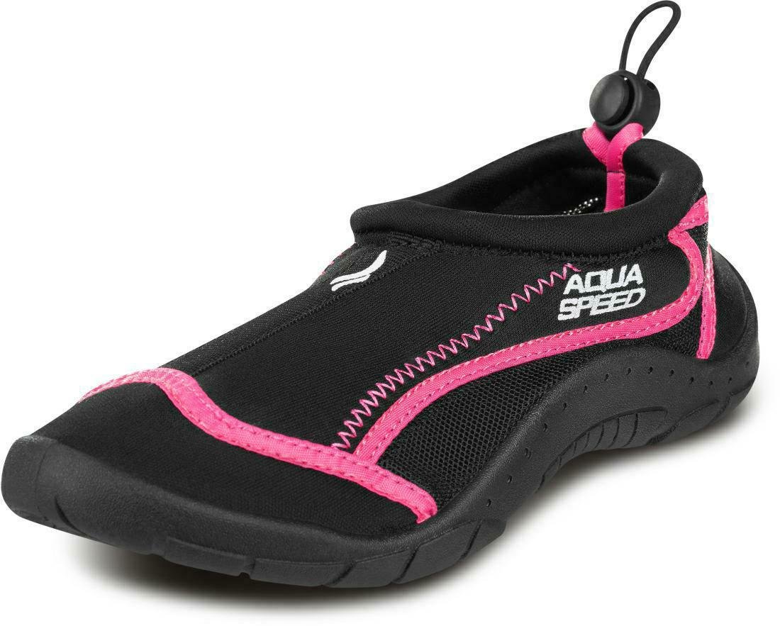 Аквашузи Aqua Speed AQUA SHOE MODEL 28D 9560 чорний, малиновий  36, фото №1