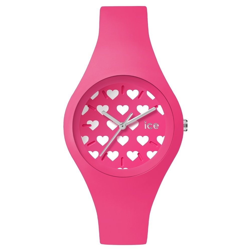 Часы Ice-Watch ICE love 2016 Pink Heart Женские с силиконовым ремешком Small, фото №1