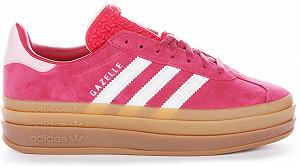 Кроссовки Adidas Gazelle Bold Женские - 40, Розовый Зеленый synthetic.ua - Фото 1