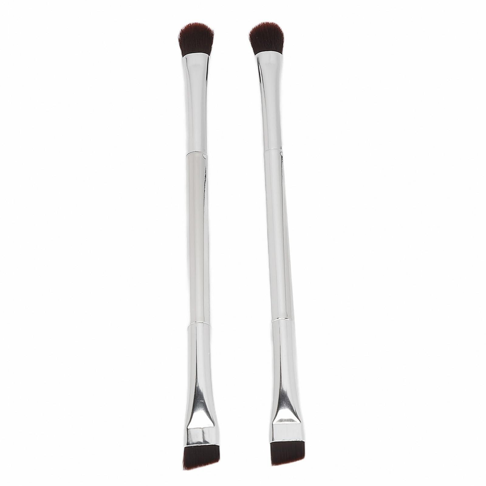 Набір кистей для брів Raffaello Ultra Thin - 3 шт, скошені кисті для точного підведення очей для фарбування брів, синтетична щетина, фото №6