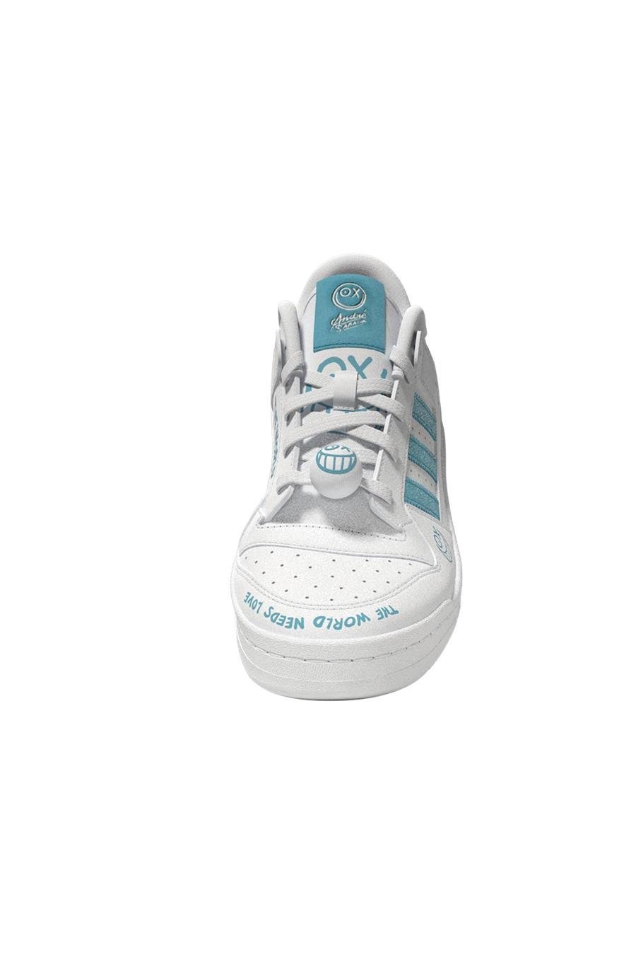 Кроссовки ADIDAS ORIGINALS FORUM LOW CL WHITE 44 2/3, фото №5