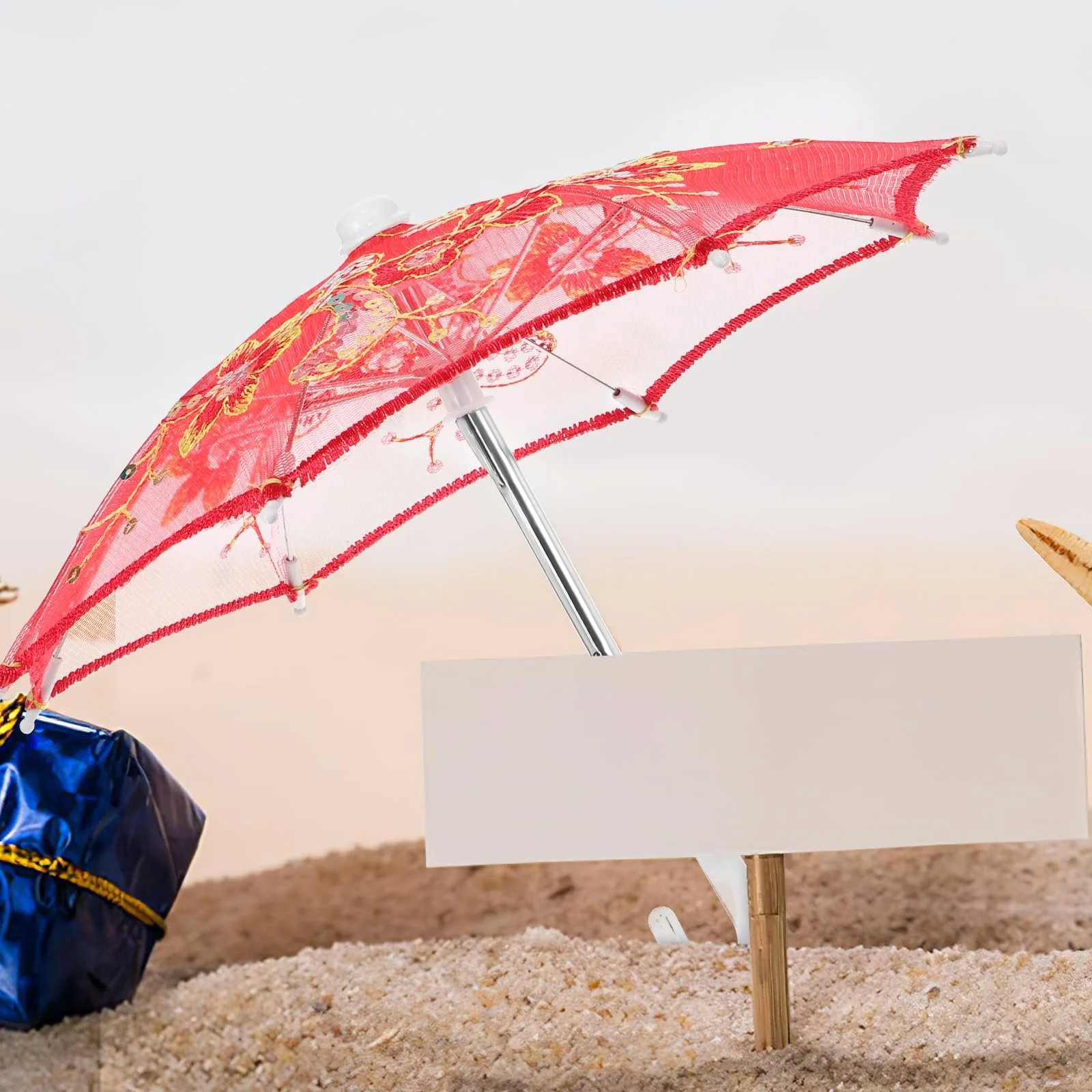 Зонтик Toyandona Bride Bridal Mini Umbrellas Pack of 6 Lace для детей, фото №9