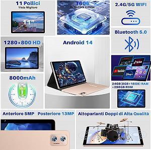 Планшет 11" SUAAT S6 8+16/256Gb 8 ядер Android 14 8000 мАч Gold synthetic.ua - Фото 1