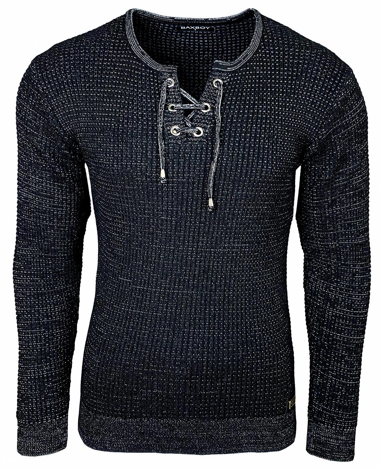 Джемпер Baxboy Slim Fit з круглим вирізом BB-52132, фото №2