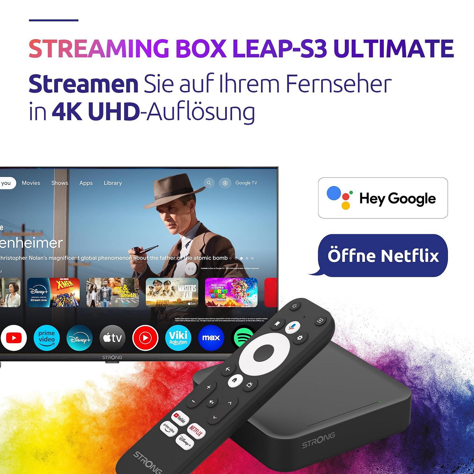 Медиаплеер STRONG Leap-S3 Ultimate 4K UHD Android TV, фото №4