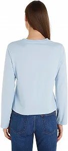 Вязаный топ с длинными рукавами Tommy Hilfiger Женский synthetic.ua - Фото 1