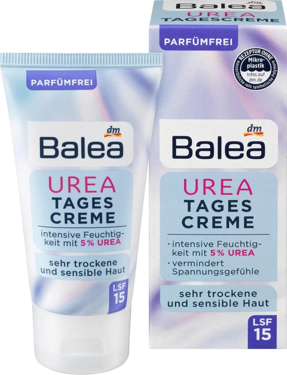 Денний крем Balea Urea з сечовиною 50 мл, фото №1 Денний крем Balea Urea з сечовиною 50 мл, фото №1