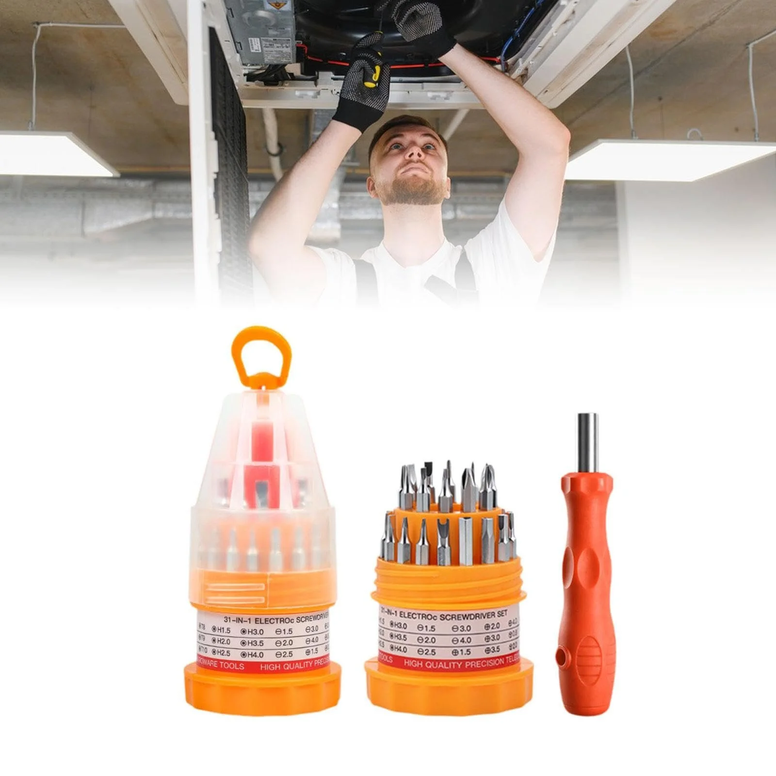 Набір викруток Qianly 31 в 1 з ручкою для ПК, фото №3