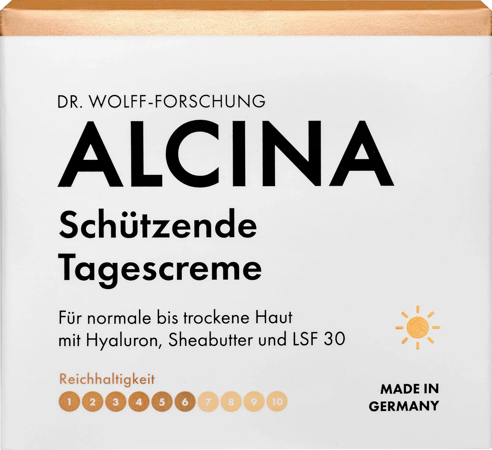 Захисний денний крем ALCINA SPF 30 50 мл з гіалуроновою кислотою та маслом ши, фото №2 Захисний денний крем ALCINA SPF 30 50 мл з гіалуроновою кислотою та маслом ши, фото №2