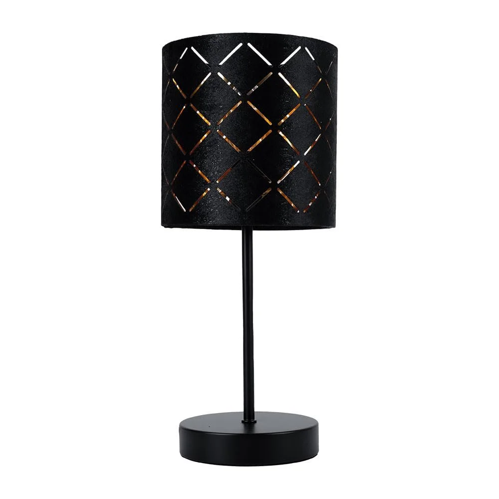 Настольная лампа GLOBO LED с текстильным абажуром 5 Вт 470 лм Теплая белая Черная, фото №5