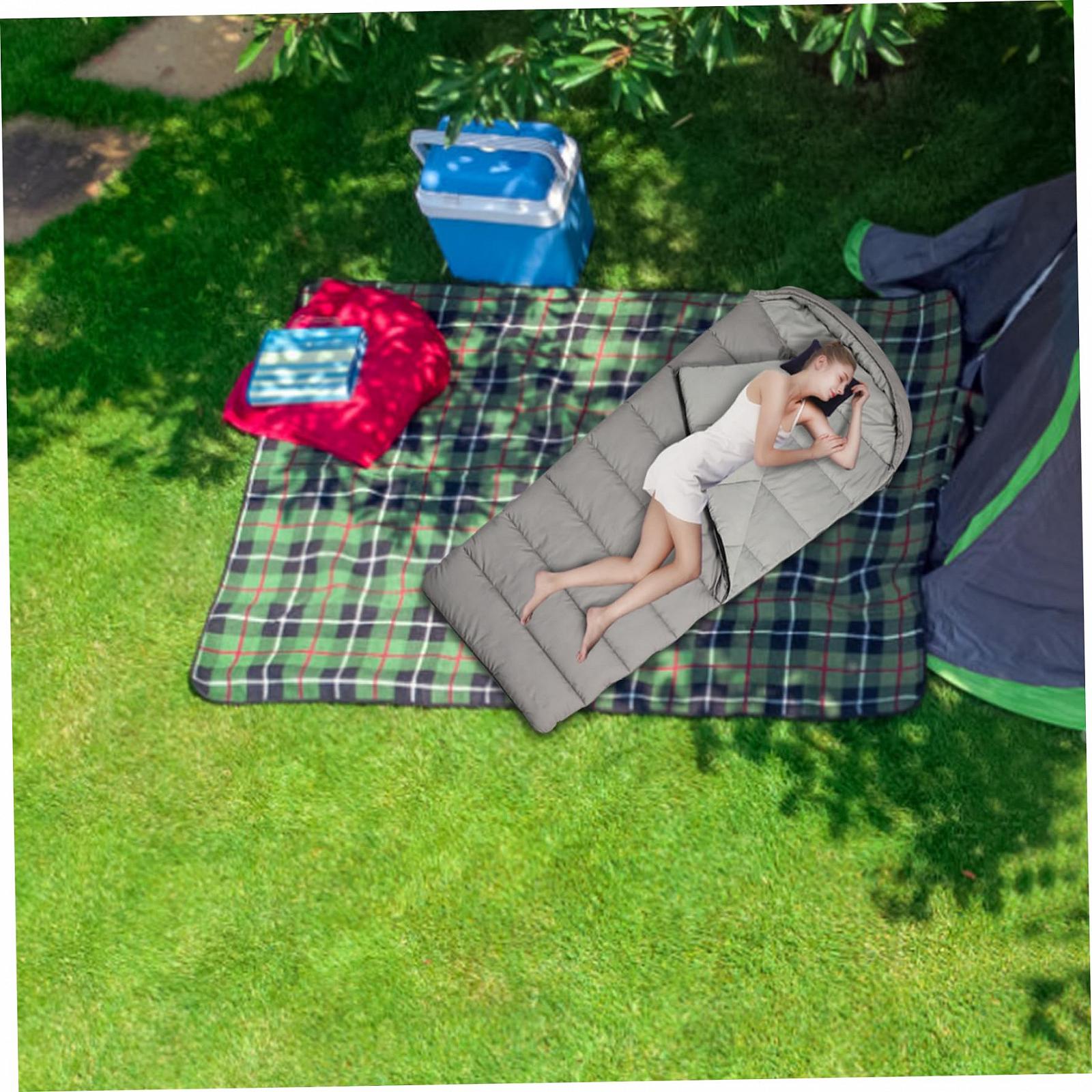 Спальный мешок Washable Large & Wide 4 Seasons Синий, фото №5